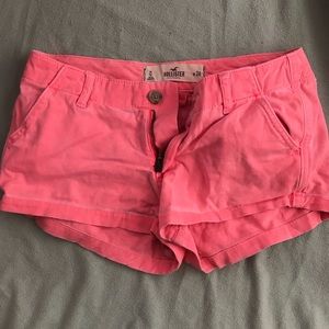 Hollister bright pink shorts